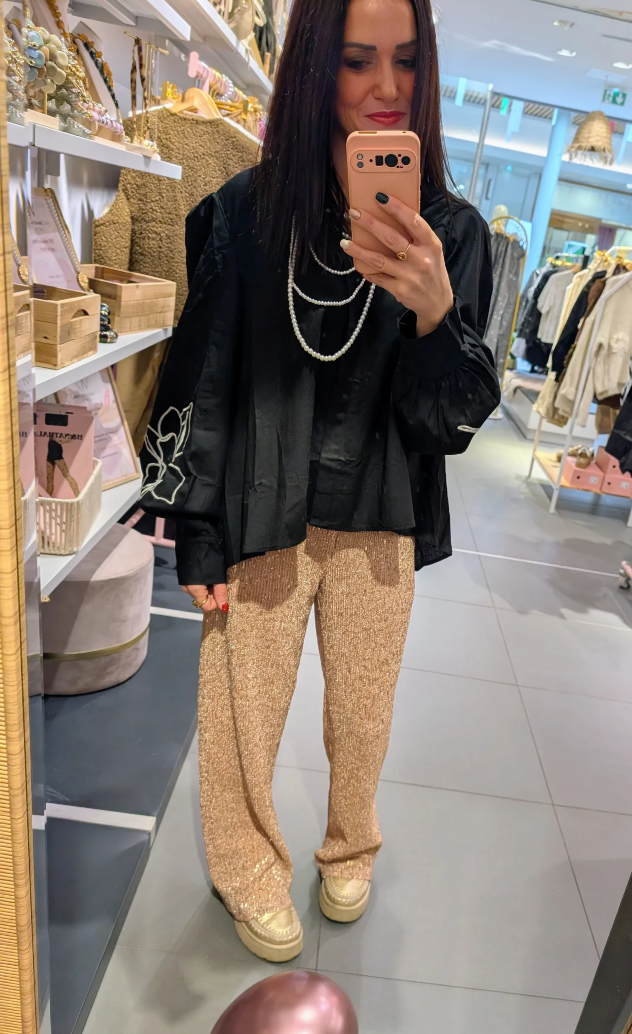 Look Femme Brillant
